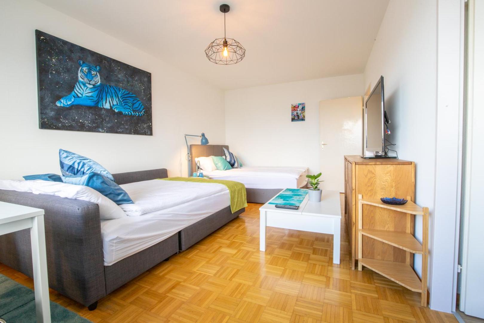 Special Blue Tiger Apartment Basel, Messe Kleinbasel 10-Star Kültér fotó
